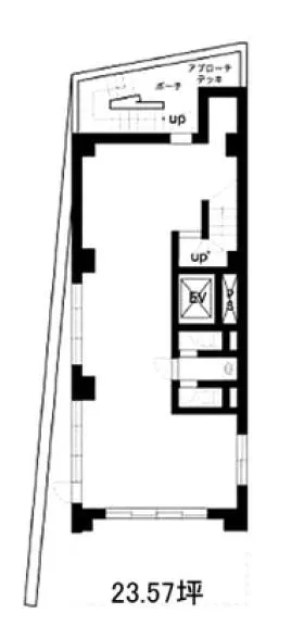 カイホビルの基準階図面