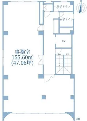 八千代ビルの基準階図面