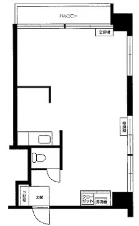 麹町駅プラザビルの基準階図面
