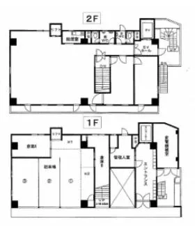 新聞之新聞ビルの基準階図面