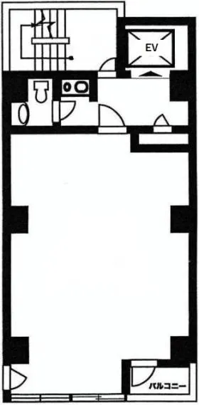 山下ビルの基準階図面