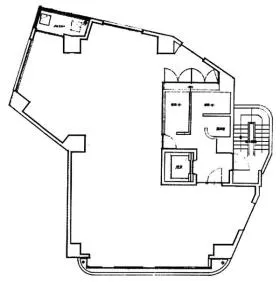 東池袋五丁目ビルの基準階図面