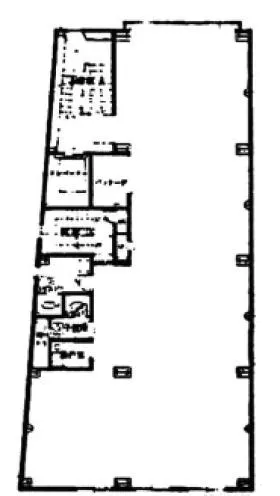 東酒類ビルの基準階図面