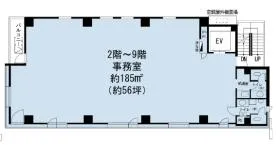 KDX御徒町ビルの基準階図面