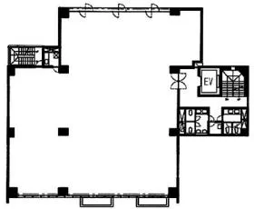 D’sVARIE浅草橋ビル(旧ユニゾ浅草橋四丁目)の基準階図面