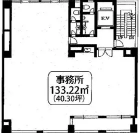 MKビルの基準階図面