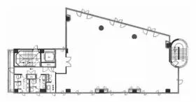 シルヴァー高田馬場ビルの基準階図面