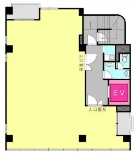 鈴木ビルの基準階図面