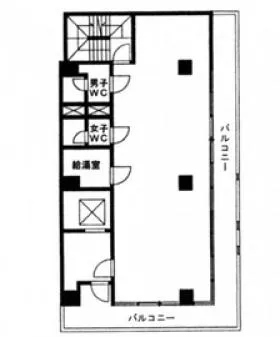 東邦第2ビルの基準階図面