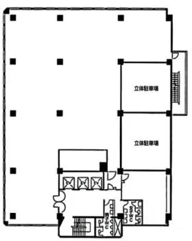 小津本館ビルの基準階図面