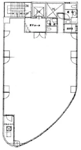 KMKビルの基準階図面