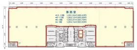 京急第1ビルの基準階図面
