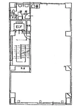 第2GSビルの基準階図面