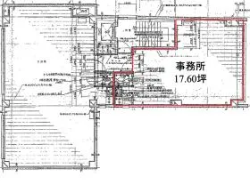 夏原ビルの基準階図面
