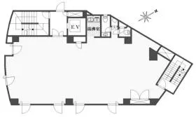 志村坂上ビルの基準階図面
