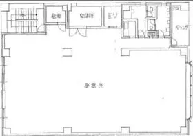 東新産業ビルの基準階図面