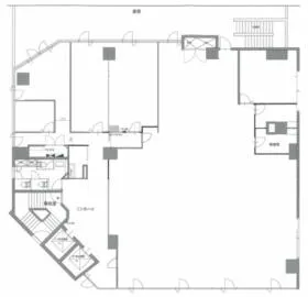 代々木3丁目ビルの基準階図面