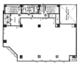 Yokohama Bayside Buildingビルの基準階図面