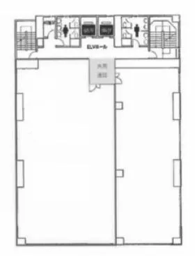 AR新横浜ビルの基準階図面