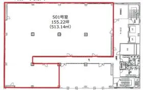 大宮宮町センタービルの基準階図面