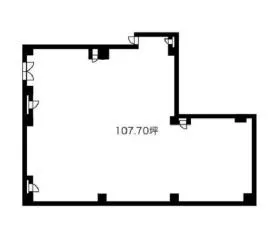 名駅Ｄ－１ビル(名駅ディー１ビル)の基準階図面