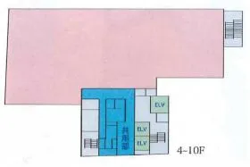 プライム銀座柳通りビルの基準階図面