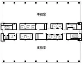 住友生命名古屋の基準階図面