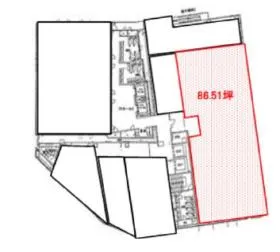 井門名古屋の基準階図面