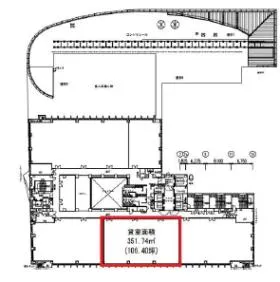 栄三丁目ビルディングの基準階図面