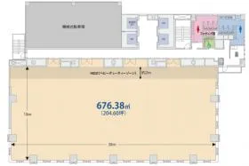 名古屋伏見サンケイの基準階図面