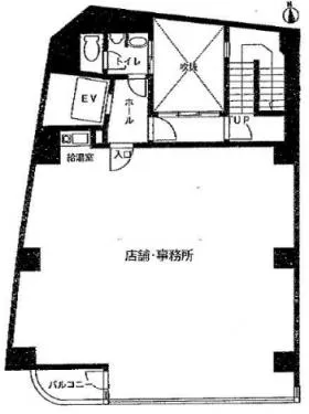 クルマミチｄｋｃビルディング(クルマミチディーケーシービルディング)の基準階図面