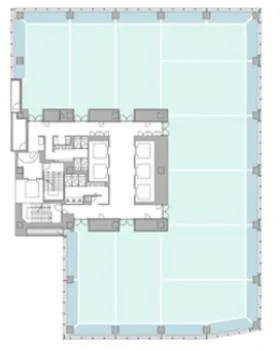 名駅ダイヤメイテツの基準階図面