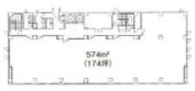 ニッセイ浜松駅前アネックスの基準階図面