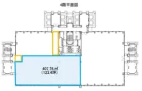 梅田ダイの基準階図面