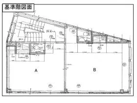 北浜近商の基準階図面