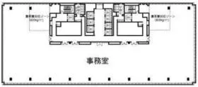 明治安田生命大阪御堂筋の基準階図面