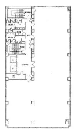 損保ジャパン日本興亜道修町の基準階図面