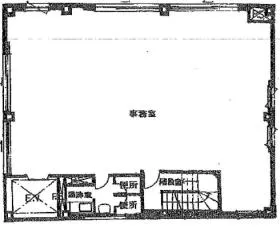 ナシモトビル本館の基準階図面