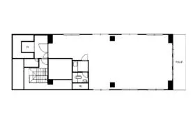 本町ＵＭビル(本町ユーエムビル）の基準階図面