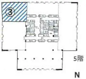 ＪＲＥ御堂筋ダイワビル(ジェイアールイー御堂筋ダイワビル)の基準階図面