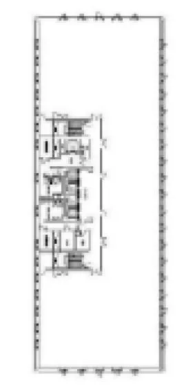 新大阪ＮＫビル(新大阪エヌケービル)の基準階図面