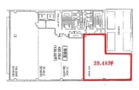 ＭＰＲ新大阪ビル(エムピーアール新大阪ビル）の基準階図面