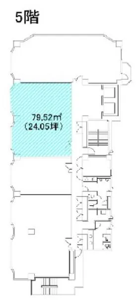 神戸元町ユニオンの基準階図面