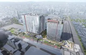 大井町駅周辺広町地区開発の外観
