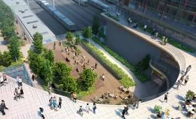 大井町駅周辺広町地区開発の外観