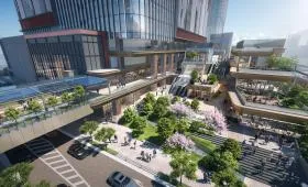 大井町駅周辺広町地区開発の外観