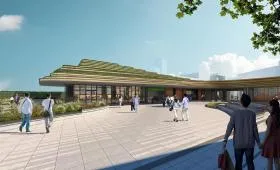 大井町駅周辺広町地区開発の外観