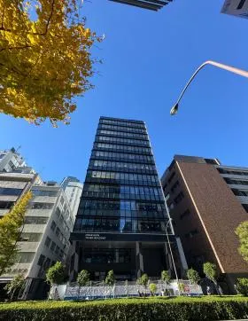 仮)御成門郵船ビル建替え計画ビルの外観