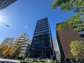 仮)御成門郵船ビル建替え計画ビルの外観