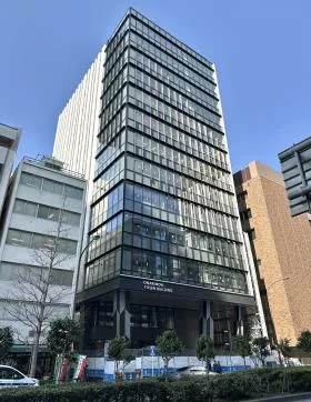 仮)御成門郵船ビル建替え計画ビルの外観